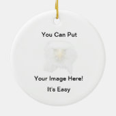 Dein Bild hier Keramik Ornament (Hinten)
