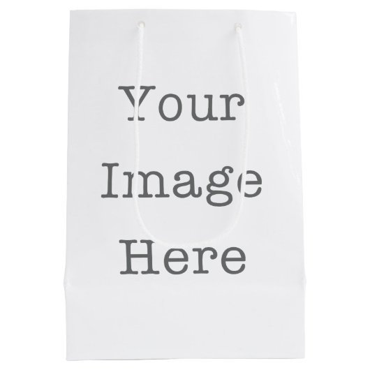 Dein Bild hier Mittlere Geschenktüte (Rückseite)