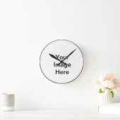 Dein Bild hier Runde Wanduhr (Zuhause)