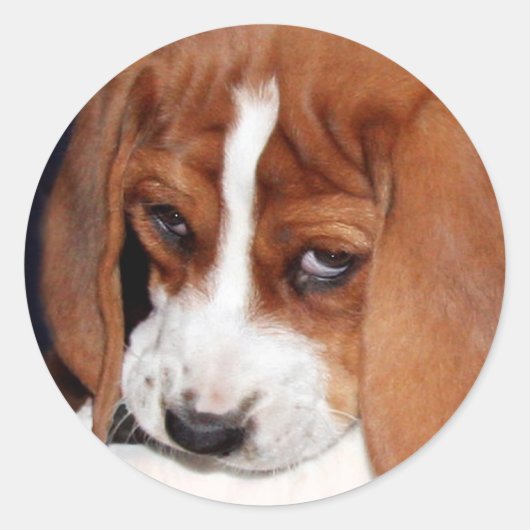 Dein Bild hier Runder Aufkleber (Vorderseite)