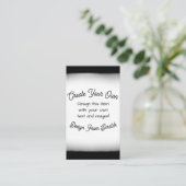 Dein Bild hier- Visitenkarte (Stehend Vorderseite)