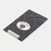  Dein Bild Mastiff Bulldog Logo Klebezettel Post-it Klebezettel (angewinkelt)