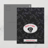 Dein Bild Mastiff Bulldog Logo Postkarte (Vorne/Hinten)