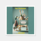 Dein Champagne Mallardy Serviette (Vorderseite)