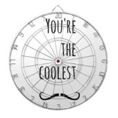 Dein Cooler Schnurrbart Dartscheibe (vorne)