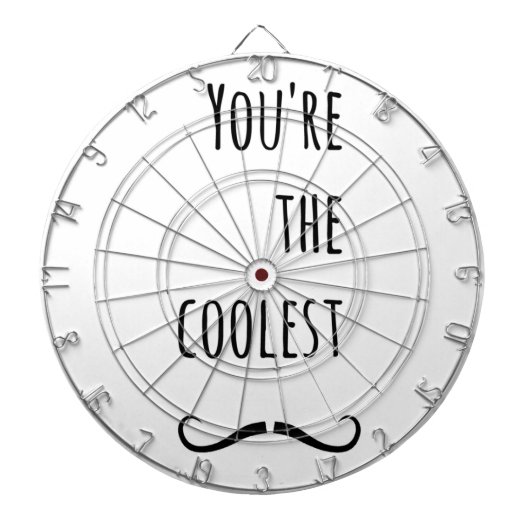 Dein Cooler Schnurrbart Dartscheibe (vorne)