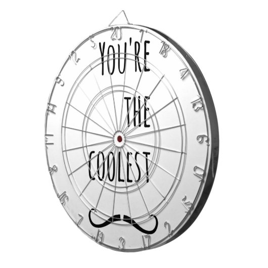 Dein Cooler Schnurrbart Dartscheibe (Vorderseite rechts)