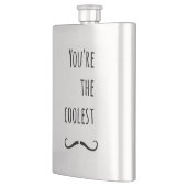 Dein Cooler Schnurrbart Flachmann (Links)