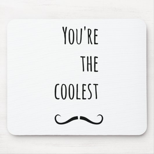Dein Cooler Schnurrbart Mousepad (Vorne)
