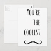 Dein Cooler Schnurrbart Postkarte (Vorne/Hinten)