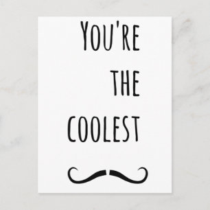 Dein Cooler Schnurrbart Postkarte