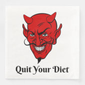 Dein Diet-Teufel-Satan Serviette (Vorderseite)