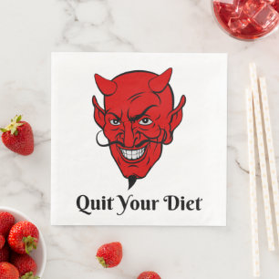 Dein Diet-Teufel-Satan Serviette