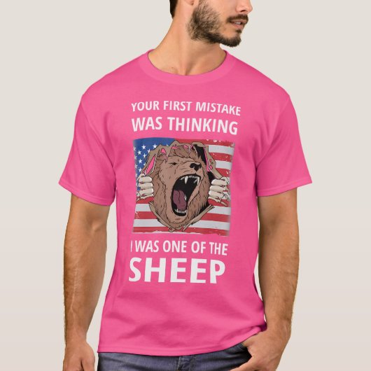 Dein erster Fehler war zu denken, dass ich einer d T-Shirt (Vorderseite)