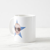 Dein Face Star Funny Gift für sein Weihnachtsgesch Kaffeetasse (Vorderseite Links)
