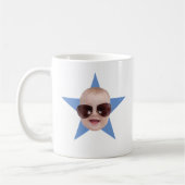 Dein Face Star Funny Gift für sein Weihnachtsgesch Kaffeetasse (Links)