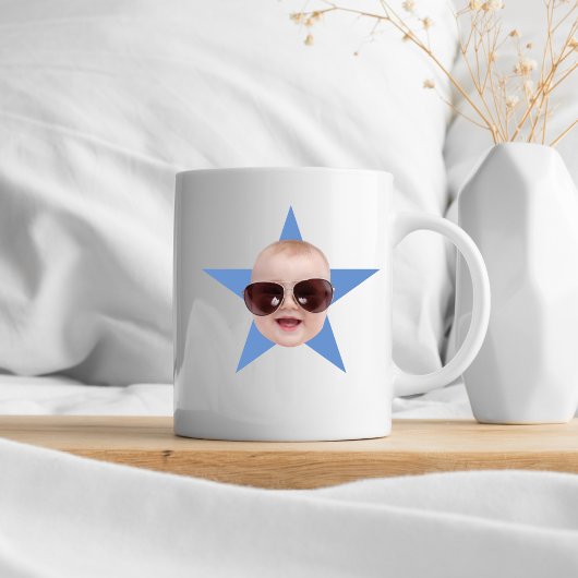Dein Face Star Funny Gift für sein Weihnachtsgesch Kaffeetasse