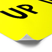 Dein Faults Funny Poster (Ecke)