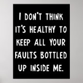 Dein Faults Funny Poster (Vorne)