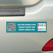 Dein Firmenlogo-Text und QR-Code-Aufkleber Autoaufkleber (Auf Auto)