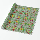 DEIN FOTO Baby's erstes Weihnachtswrapping Papier Geschenkpapier (Ungerollt)