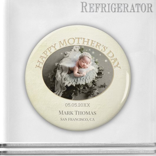 Dein Foto Elegant Mother Day Magnet