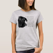 Dein Foto oder nutze unseren süßen schwarzen Mops- T-Shirt (Vorderseite)