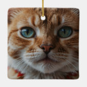 Dein Foto Weihnachten Keramikornament (Rückseite)