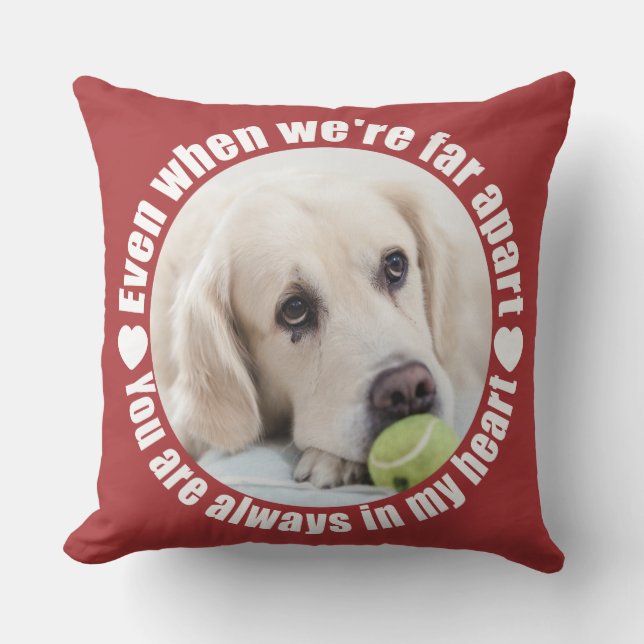 DEIN FOTO Weit weg Liebe werfen Kissen Für Draußen (Vorderseite)