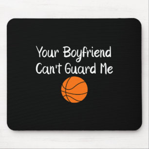 Dein Freund kann mich nicht schützen Sketll Sports Mousepad