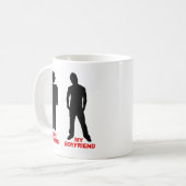 Dein Freund. Mein Freund Kaffeetasse (Vorderseite Links)