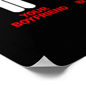 Dein Freund. Mein Freund Poster (Ecke)