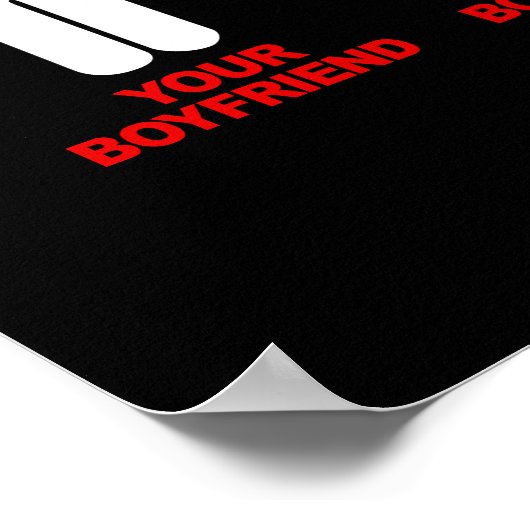 Dein Freund. Mein Freund Poster (Ecke)