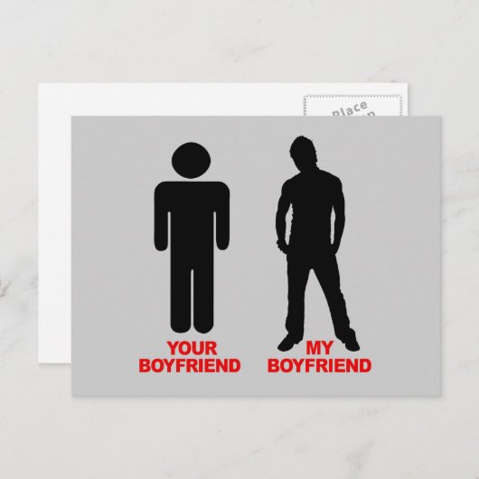 Dein Freund. Mein Freund. Postkarte (Vorne/Hinten)