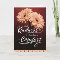Dein Freundlichkeit war ein Comfort-Beileid dank
