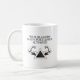 Dein Gehirn bei Mathe: Reiner Genius aktiviert Kaffeetasse