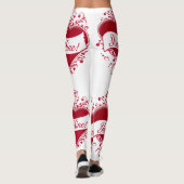 Dein geiles rotes Herz Leggings (Rückseite)