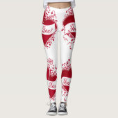 Dein geiles rotes Herz Leggings (Vorderseite)