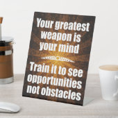 Dein Geist ist deine Bestste Waffe Sockelschild (In SItu)