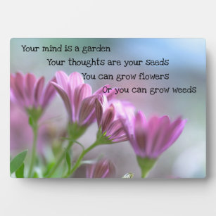 Dein Geist ist ein Garten Fotoplatte