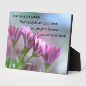 Dein Geist ist ein Garten Fotoplatte (Seite)