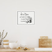 Dein Geist ist ein inspirierendes Zitat aus dem Ga Poster (Küche)