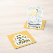 Dein Geist ist eine Waffe - Motivierend Kunstdruck Rechteckiger Pappuntersetzer (Vor Ort)