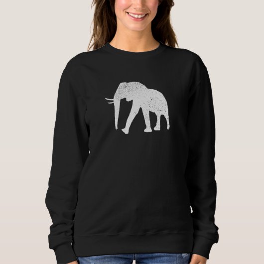 Dein Geiststier ist der Elefant Sweatshirt (Vorderseite)