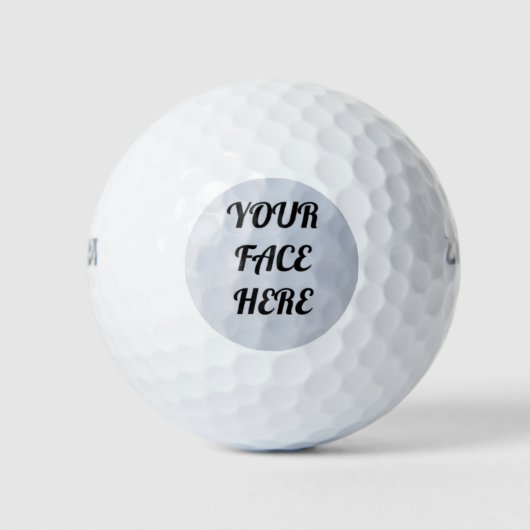 DEIN GESICHT Custom Golf Ball!!!!! Golfball (Vorderseite)