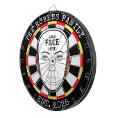 Dein Gesicht Hier Dartboard Dartscheibe (Vorderseite rechts)