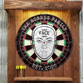 Dein Gesicht Hier Dartboard Dartscheibe
