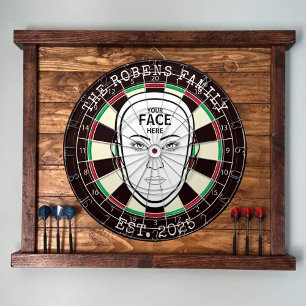Dein Gesicht Hier Dartboard Dartscheibe