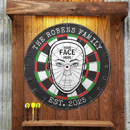 Dein Gesicht Hier Dartboard Dartscheibe