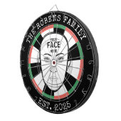 Dein Gesicht Hier Dartboard Dartscheibe (Vorderseite rechts)